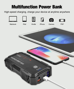 Gligle <strong>2026</strong> High-Power 12V 21000mAh 1000A Jump Starter Power Bank QC3.0 <strong>Portable</strong> Car <strong>Battery</strong> <strong>Booster</strong> LED Light For Cars Trucks - Product Image 4