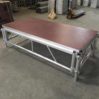 Estructura de Truss de Aluminio Ajustable y Desmontable para Escenarios, Plataforma de Baile para Eventos, Exposiciones y Espectáculos