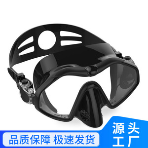 Máscara de Buceo para Adultos, Talla Única, Vidrio Templado, Silicona, Antivaho, Impermeable, Color Rosa - Product Image 5