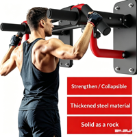 Barres parallèles multifonctionnelles en acier pour hommes, équipement de fitness d'intérieur mural, barre de gymnastique pour tractions 8KG 25cm