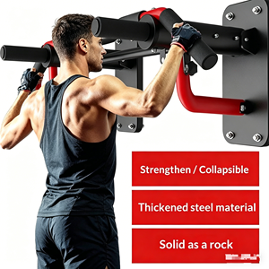 Barres parallèles multifonctionnelles en gros pour hommes, équipement de fitness d'intérieur mural, barres horizontales de gymnastique, <span class=keywords><strong>barre</strong></span> de traction - Product Image 3