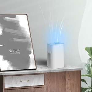 <span class=keywords><strong>Purificateur</strong></span> <span class=keywords><strong>d</strong></span>'<span class=keywords><strong>air</strong></span> électrostatique HEPA de qualité professionnelle pour chambre et bureau, construction en plastique, alimentation USB - Product Image 2
