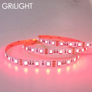 Tira de LED RGB SMD5050 de Cátodo Común, Resistente al Agua, Colorida, IP20, IP65, IP67, IP68, DC12V - Product Image 1