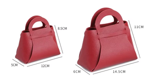 Recyclable Mini Leather Wedding Candy Gift <b>Bag</b> Portable Eco Friendly Party Favor Packaging <b>Bag</b> With Ribbon - Product Image 3