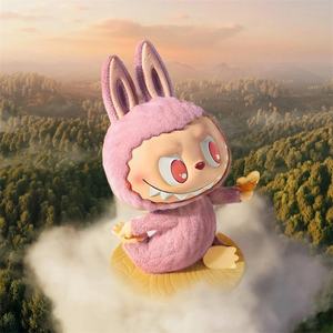 Original Labubu les monstres Labubu série de Yoga paresseux figurine aveugle boîte violette poupée Anime Figurine modèle jouets <span class=keywords><strong>cadeau</strong></span> - Product Image 3