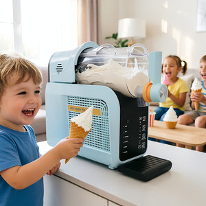 Machine à slush portable OEM, sans glace nécessaire, 1,8 L, avec fonction autonettoyante, pour boissons glacées, milkshakes et glaces molles - Product Image 1