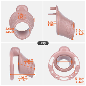 Nouvelles cages de chasteté FRRK à conception ouverte, anneau pénien, ceinture de chasteté gay, cage à pénis BDSM, verrou CB, jouet pour adultes pour l'exportation de petites entreprises - Product Image 6