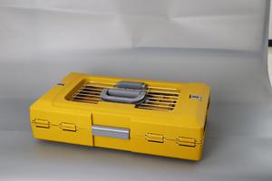 Boîte de transport pour animaux de compagnie portable, respirante, écologique, grande capacité, <span class=keywords><strong>cage</strong></span> en plastique pour animaux de compagnie, poignée pliable, bouton, transport aérien - Product Image 6