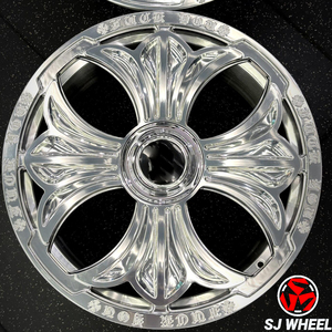 SJ ล้อสำหรับรถเบนซ์รุ่น Maybach รุ่น21 <span class=keywords><strong>22</strong></span> 23นิ้วหรูหราหรูหราสไตล์หัวใจโครเมี่ยมขัดเงาสำหรับ Mercedes G Class Maybach - Product Image 2
