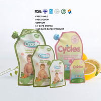 Feiao 500ml 1L Doypack durable avec bec verseur pour recharge de produits liquides (shampoing, détergent, soins capillaires)