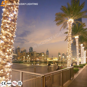 Guirlande lumineuse LED extérieure étanche à faible déclenchement de lumière, blanc chaud, pour décorations de Noël, de fêtes et de paysages, prix d'usine - Product Image 6