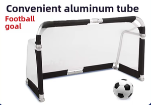 Porta da calcio pieghevole in lega di alluminio resistente, <span class=keywords><strong>dimensioni</strong></span> 5x3FT, portatile per uso interno/esterno, per scuole, spedizioni internazionali - Product Image 4