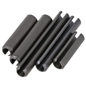 GB879 Goupilles à ressort M5-M10 <span class=keywords><strong>Cylindrique</strong></span> Élastique Goujon Ouvert Rouleau Fendu Tension Noir Zinc Acier Carbone Goupilles d'attelage - Product Image 1