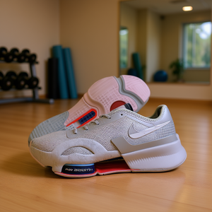 ไนกี้ แอร์ ซูม ซุปเปอร์เรป 3 รองเท้าออกกำลังกายสำหรับผู้หญิง ไซส์ 10.5 สีแพลตตินั่มเมทัลลิกซิลเวอร์ หน้าผ้าตาข่าย พื้นรองเท้าชั้นกลาง EVA พื้นรองเท้าชั้นนอกยาง - Product Image 2