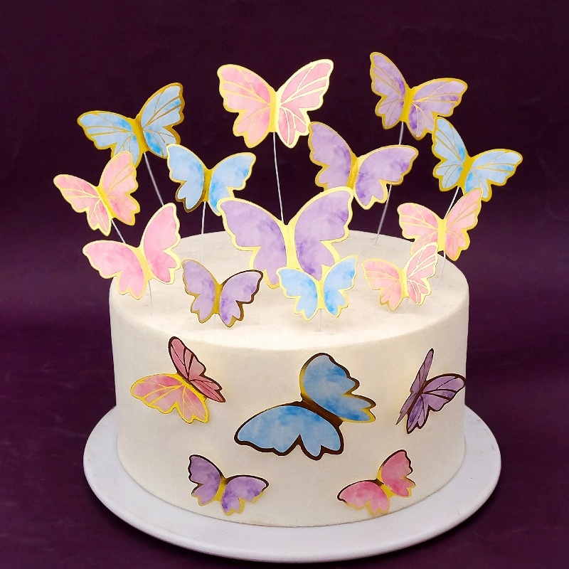 Stampi Fondente 2 Pezzi Stampo Da Forno In Silicone Farfalla Decorazione Torta Al Cioccolato Stampo Fondente Ritmo Secco Stampo Epossidico Grigio