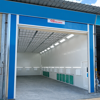 Cabine de peinture industrielle pour camions, cabine de peinture pour réparation automobile, cabine de peinture infrarouge pour camions, grande salle de peinture