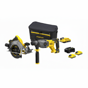ชุดสว่านโรตารี่ไร้สาย STANLEY SDS-Plus 18V V20 Brushless รุ่น UTP0045 พร้อมเลื่อยวงเดือนไร้สาย UTP0057 ผลิตในอิตาลี - Product Image 2