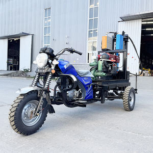 Ensemble <span class=keywords><strong>de</strong></span> forage <span class=keywords><strong>de</strong></span> <span class=keywords><strong>puits</strong></span> d'eau à petite échelle tout-en-un, démarrage électrique, 1,5 m x 3 tuyaux <span class=keywords><strong>de</strong></span> forage en alliage, double trépans PDC + bras <span class=keywords><strong>de</strong></span> levage à 3 ailes <span class=keywords><strong>de</strong></span> 2,5 m inclus - Product Image 6