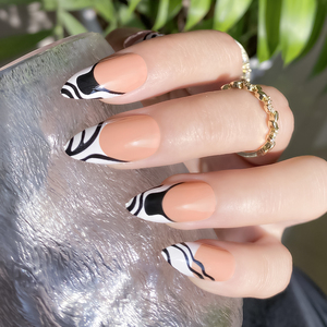 Gran oferta 2023, prensa falsa en las uñas, atractivas uñas artificiales UV desnudas <span class=keywords><strong>para</strong></span> juegos de maquillaje, pegatinas con <span class=keywords><strong>Kit</strong></span> de pegamento - Product Image 3