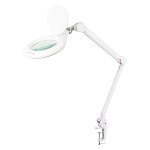 <span class=keywords><strong>Loupe</strong></span> LED mains libres avec lumière et pince de fixation pour bureau, idéale pour la lecture, les loisirs créatifs, les salons de beauté et les postes de travail - Product Image 2