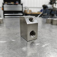 Adaptateur en T hydraulique forgé plaqué haute pression 70 MPa, filetage NPT 1/2 " à 3/8 ", coupleur de test de pression