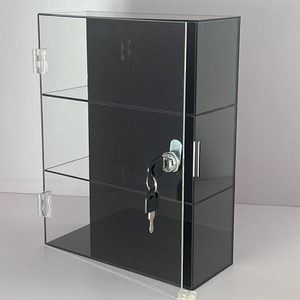 Vetrina personalizzata in acrilico grande vetrina trasparente per vetrina Multi-livello con serratura per la vendita al dettaglio di oggetti da collezione - Product Image 2