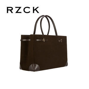 Rzk लक्जरी उच्च गुणवत्ता अनुकूलित महिला बैग ट्रेंडी स्टाइलिश बेटेड चिकनी शाकाहारी चमड़े के जूते नवीनतम कस्टम लोगो महिलाओं हैंडबैग - Product Image 2