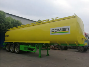 Camión Cisterna de Combustible, Camión Cisterna de Aceite CLW de 3 Ejes, Semirremolque Cisterna de Combustible de 50000L, Remolque de Acero de Alta Capacidad - Product Image 5