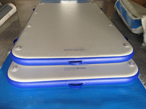 Durable Inflatable Nổi Thuyền Bơi Nền Tảng Câu Cá Với Thang - Product Image 3