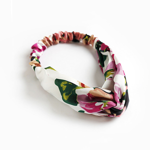 عصابة رأس MIO بنقشة زهور ناعمة للأم والطفل، ربطة شعر بتصميم زهور الجيرانيوم، بيع بالجملة من المصنع، إكسسوارات شعر للنساء والفتيات والأطفال - Product Image 5