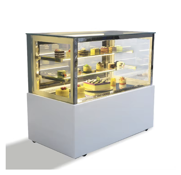 Hot Selling Commercial Counter Top Cake Display Fridge Small Refrigerated Case for