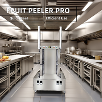 Automatische Broodvrucht Mango Ananas Pompoen Kokos Fruit Groente Schilmachine Voor Proces