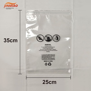 Sac sous vide transparent en PE pour vêtements, t-shirts, avec fermeture éclair, auto-scellant, <span class=keywords><strong>anti</strong></span>-étouffement, FBA - Product Image 5