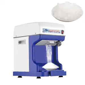 Fábrica diretamente fornecer prata barbeador elétrico neve cone fabricante 200w portátil liquidificador de gelo triturador com o melhor preço