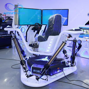 Vr Rijsimulator Dynamische 3 Schermen 6 Dofs Arcade Rij Auto Cockpit <span class=keywords><strong>Simulator</strong></span> Racen 1 Stoel Auto <span class=keywords><strong>Game</strong></span> Machine Pretpark - Product Image 1