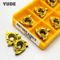 10 piezas de herramientas de roscado MMT 16ER 16IR AG60-S VP15TF UE6020 US735, insertos de carburo de alta calidad MMT16ER AG60-S, herramientas para torno