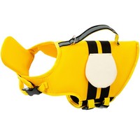 Maillot de bain pour animaux de compagnie avec motif d'animaux d'été, veste de sauvetage, vêtements de sécurité pour chiens de petite, moyenne et grande taille