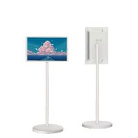 Televisor Inteligente HDTV Vertical Portátil de 32 Pulgadas, Giratorio, Android 10, Pantalla Táctil con Retroiluminación LED, Cámara Blanca, 1080p Full HD, Pantalla Ancha