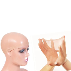 ขายส่งบรรจุภัณฑ์แบบกำหนดเอง วิกผมระบายอากาศได้ดี สีนู้ด โปร่งแสง  วิกผมลูกไม้แบบมองไม่เห็น  วิกผมบางแบบ HD  พร้อมหมวกคลุมผม - Product Image 3