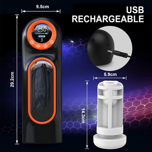 Gobelet de masturbation pour homme mains libres, machine sexuelle pour homme, stimulateur de pénis avec poussée, vibration, succion, <span class=keywords><strong>plaisir</strong></span> sexuel - Product Image 2