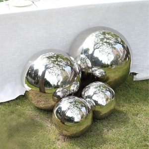 16 pulgadas 18 pulgadas 20 pulgadas al aire libre jardín ornamento Acero inoxidable bolas huecas espejo estándar ANSI - Product Image 3