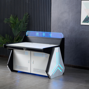 Bàn điều khiển giám sát trung tâm chỉ huy công thái học, nội thất thương mại cao cấp dành cho trường học, khách sạn, bàn điều khiển hiện đại phòng điều khiển - Product Image 6