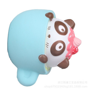Cute <b>Panda</b> In Cup <b>Toy</b> Plastic Animal Figurine For Promotional Gifts - Product Image 4