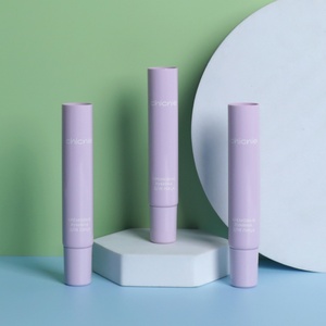 Tube en plastique mini de 20 ml en gros avec tête de buse vide pour sérum de soin de la peau, crème cosmétique pour les yeux, conteneur de couleur violette - Product Image 1