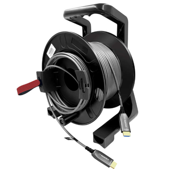 4K 8K AOC Fiber Optic Cable Reel Active Optical Fiber Cable 100M-2000M Capacity ISO9001 Certified for Video Audio Connections