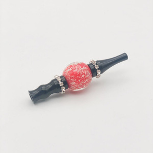 Vendita all'ingrosso calda nuovi arrivi staccabile gelatina di <span class=keywords><strong>vetro</strong></span> colorato palla luminosa con diamante punte di narghilè bocchino - Product Image 2