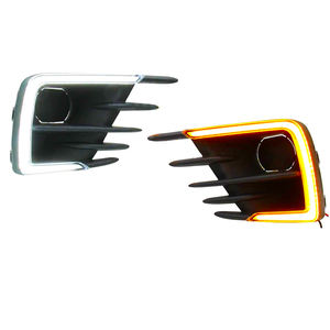ไฟเดย์ไลท์ LED สำหรับรถยนต์ฮอนด้า ซิตี้ ปี 2019 <span class=keywords><strong>2020</strong></span> 2021 12V DRL ไฟตัดหมอก ไฟขับขี่กลางวัน ไฟเลี้ยว<span class=keywords><strong>สี</strong></span>เหลืองอำพัน อะไหล่รถยนต์ - Product Image 1