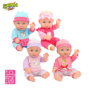 Poupée Reborn en vinyle/PVC de 12 pouces, modè<span class=keywords><strong>le</strong></span> de jouet interactif avec assiette, biberon et jouet de toilette pour unisexe - Product Image 2