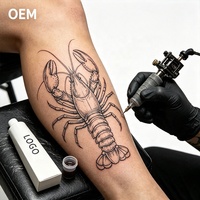 Tatuaje con Logotipo Personalizado de Textura Ligera y Económico para Tiendas de Tatuajes Emergentes y Centros Comunitarios de Servicios de Belleza
