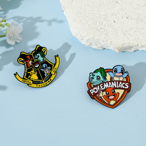 Elf PET aleación insignia Anime japonés Logo insignia sombrero tela bolsa broche dibujos animados Dragoned Ball Goku Vegeta Metal esmalte pines - Product Image 5